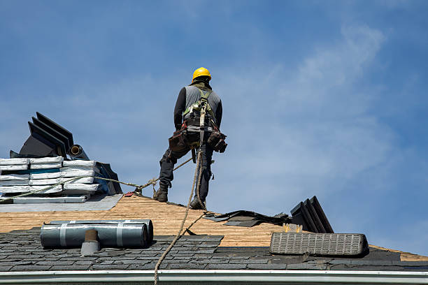 Professional Gutter Installation technician working in Willingboro, NJ